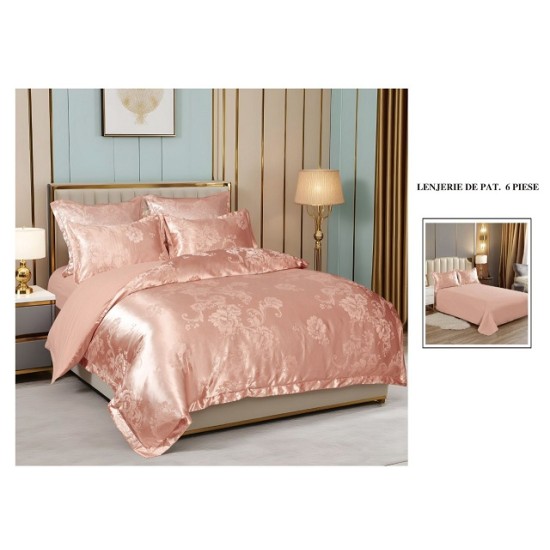                         Lenjerie de Pat Colecția Palais Royal Home – Set 6 Piese, Pat Matrimonial