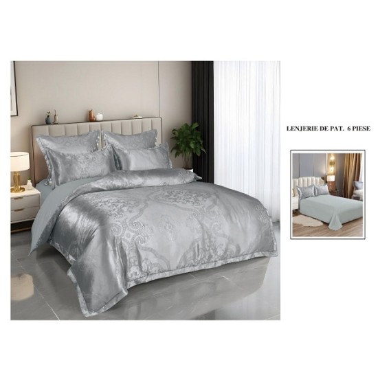                         Lenjerie de Pat Colecția Palais Royal Home – Set 6 Piese, Pat Matrimonial