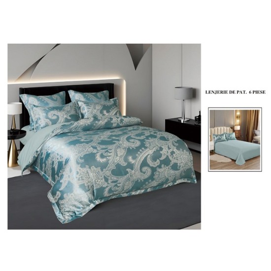                         Lenjerie de Pat Colecția Palais Royal Home – Set 6 Piese, Pat Matrimonial