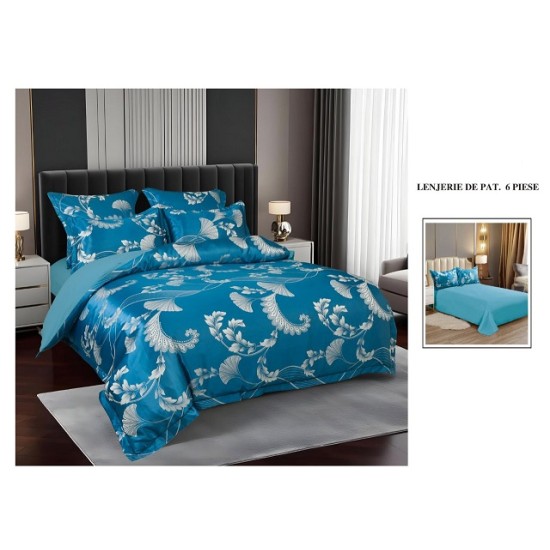                         Lenjerie de Pat Colecția Palais Royal Home – Set 6 Piese, Pat Matrimonial