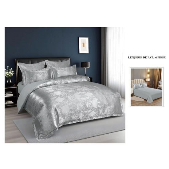                         Lenjerie de Pat Colecția Palais Royal Home – Set 6 Piese, Pat Matrimonial